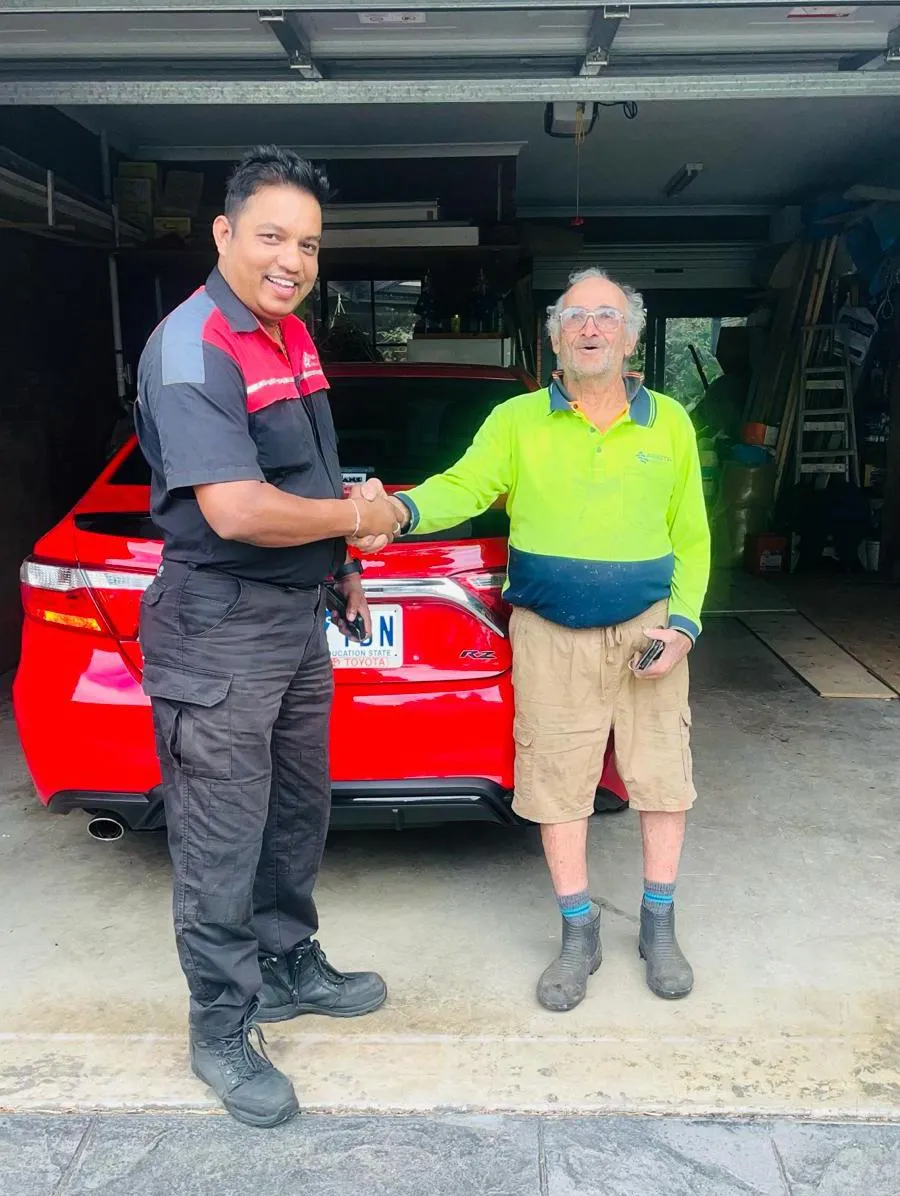 Mechanic working
