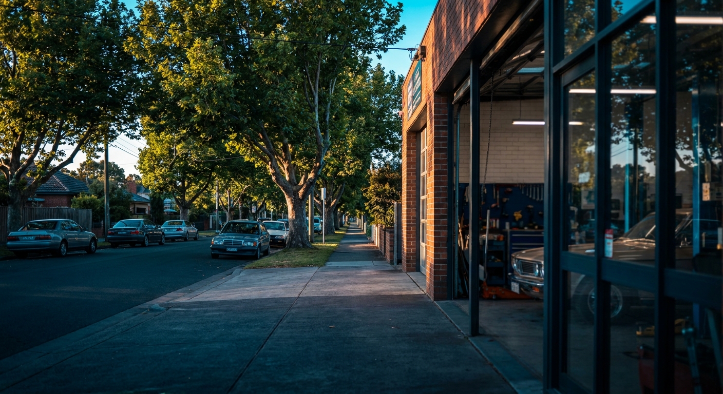 Beyana Automotive workshop entrance at 18/93 Yale Drive Epping