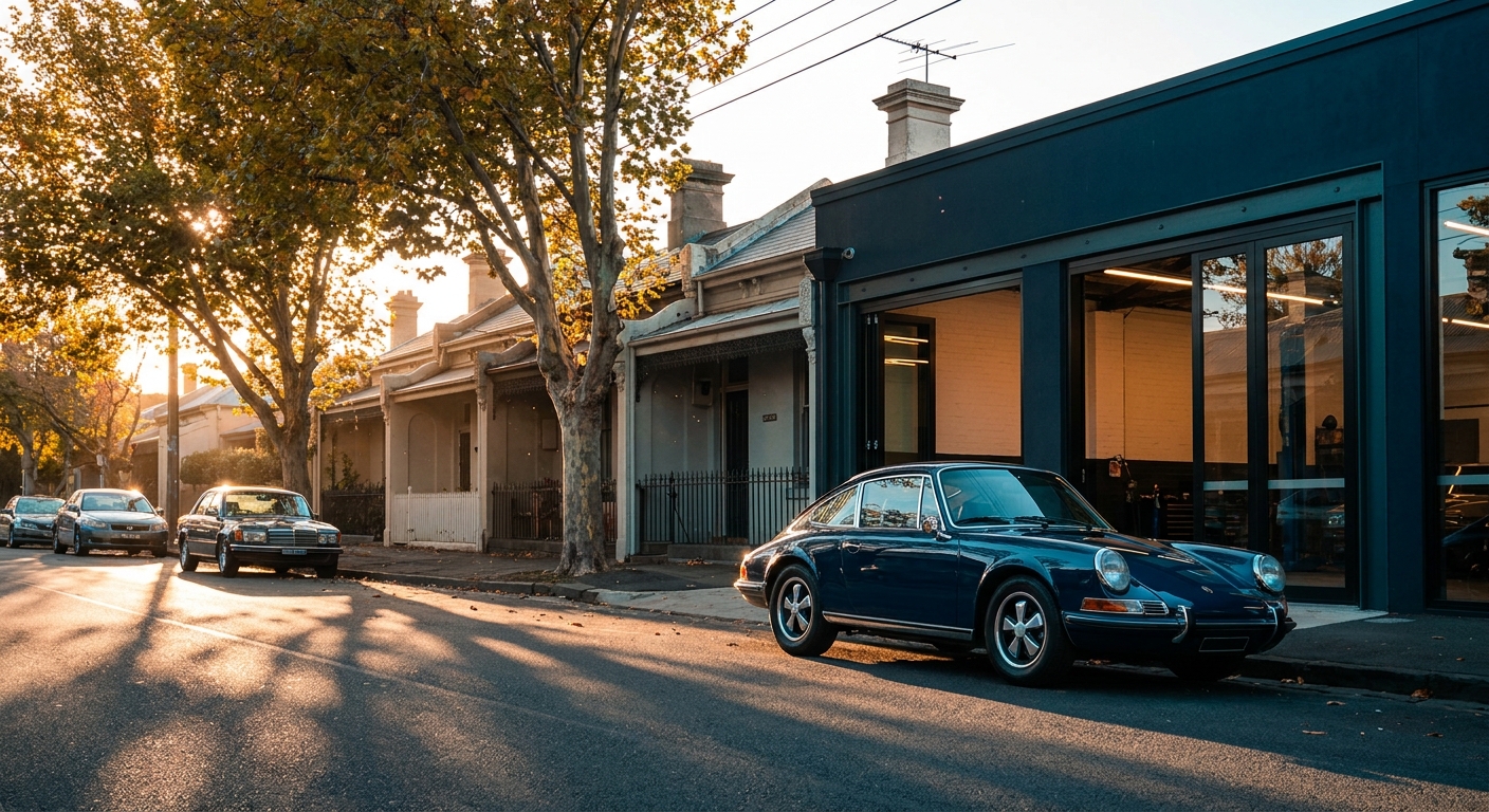 Reservoir customer's car being driven into Beyana Automotive Epping for service