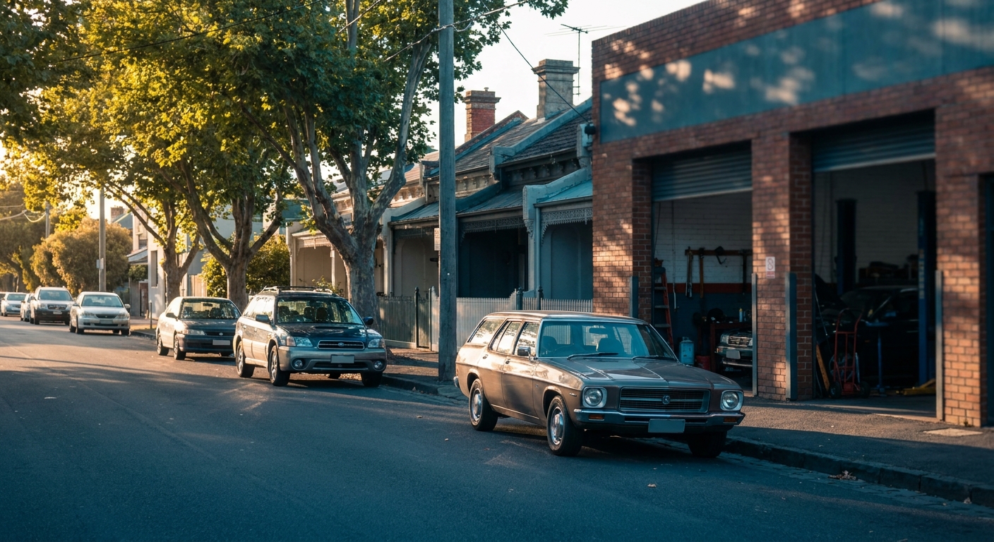 South Morang commuter's car arriving at Beyana Automotive Epping for a service