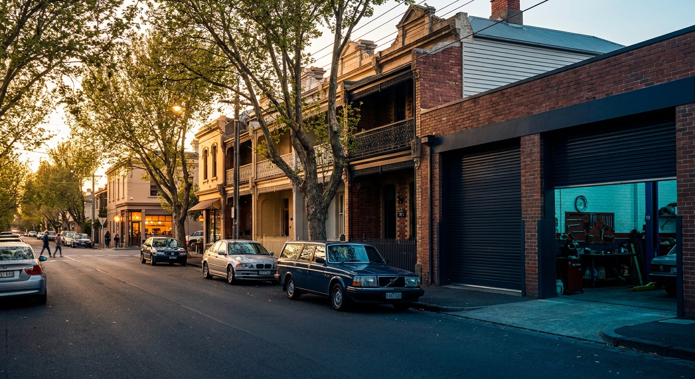 Watsonia commuter's car arriving at Beyana Automotive Epping for a logbook service
